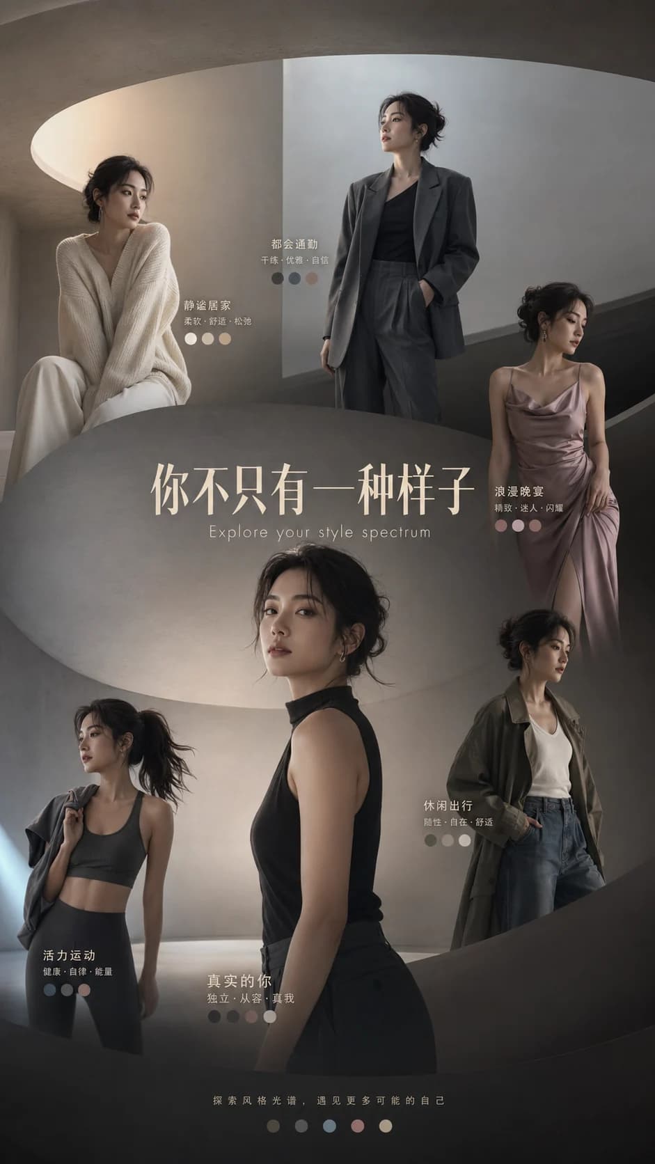 Immersive portrait poster example